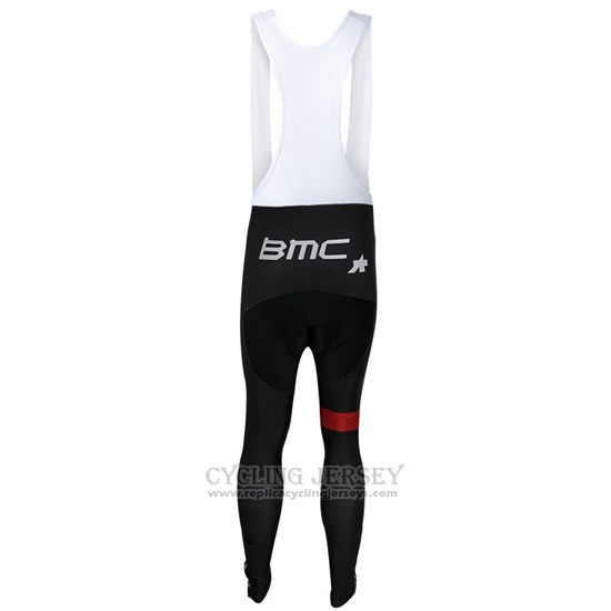 2017 Cycling Jersey BMC Red and White Long Sleeve and Bib Tight